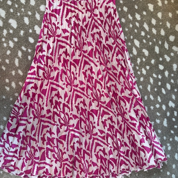 Mango Printed Pleated Skirt XXS - Picture 2 of 6